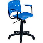 Cadeira Executiva Colordesign com Rodízios Azul - Designchair