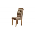 Cadeira Imperatriz 100% MDF (Kit com 2 Cadeiras) - Móveis Rufato - Imbuia/Animale Chocolate