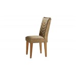Cadeira Londrina 100% MDF (Kit com 2 Cadeiras) - Móveis Rufato - Imbuia/Animale - Móveis Bom de Preço -