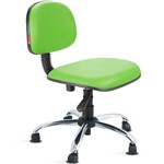 Cadeira Secretária Giratória Courvim Verde Limão Cb14