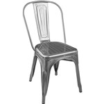 Cadeira Tolix Aço Carbono Cinza - By Haus