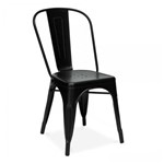 Cadeira Tolix Aço Carbono Preto - By Haus