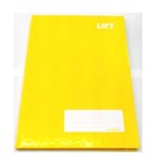 Caderno Brochura 1/4 Pequeno Capa Dura Amarelo 48 Fls. Credeal - Pte C/5 Unidades
