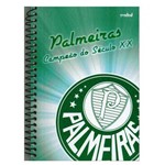 Caderno Espiral 1/4 Palmeiras Capa Dura Pequeno - 96 Folhas - Credeal
