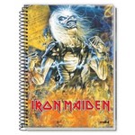Caderno Universitário Iron Maiden 1 Matérias 96 Fls Credeal