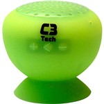 Caixa Acústica Bluetooth 3.0 C3T 3Watts Verde