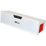 Mini Caixa de Som com Bluetooth Branco/Vermelho Bt-510 Lenoxx