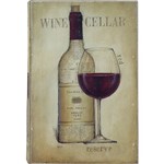 Caixa para Vinho MDF Book Wine 2 Garrafas Bege - Oldway