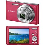 Câmera Sony DSC-W830 20.1MP Tela 2.7 Zoom Óptico 8x Filma em HD