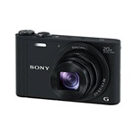 Camera Sony DSC-WX350 Preta 18,2MP Zoom 20X Filma em HD