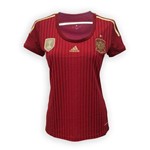Camisa Feminina Espanha Adidas 2014