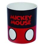 Caneca de Porcelana Preta e Vermelha Mickey Mouse 370 Ml