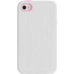 Capa de Celular para IPhone 5C Dupla Camada Branca/Rosa - IKase