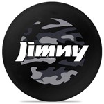 Capa de Estepe Camuflada Suzuki Jimny 2012 à 2016 Aro 15 Polegadas com Cadeado