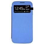 Capa para Celular para Galaxy S4 em Acrílico Flip Cover com S View Azul - Driftin
