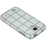 Capa para Celular para Galaxy S4 em TPU e Acrílico Block Branco e Cinza - Driftin