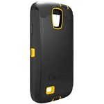 Capa para Celular Samsung Galaxy 4 Defender Preta com Detalhe Amarelo - Otterbox