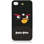 Capa para IPhone 4 - Bomb Bird - Preta - Angry Birds
