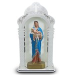 Capela 60 Cm com Imagem de Nossa Senhora do Bom Parto Inquebrável