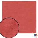 Cardstock Texturizado Toke e Crie Vermelho Escarlate - 7961 - Pcar020