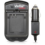 Carregador P/ Baterias de Câmeras Fotográficas Panasonic - Bivolt/Veicular - Vivitar