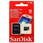 Cartão de Memoria 32gb Micro Sd com Adapt Sdsqunb-032g Sandisk