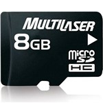 Cartao de Memoria 8gb Mc004 C/adap Sd Multilaser