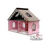 Casa de Bonecas para Mini Bonecas Compatível com Lol e Polly Modelo Lily Princesa - Darama