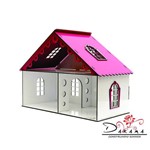 Casa de Bonecas para Mini Bonecas Compatível com Lol e Polly Modelo Lily Sonhos - Darama