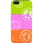 Case Apple IPhone 5 Neon Peace Custom4U