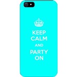 Case Apple IPhone 5 Party On Custom4U Azul