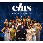 CD Duplo Roberto Carlos - Elas Cantam Vol. 01
