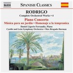 CD Rodrigo - Piano Concerto And Orchestral Vol. IV