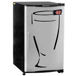 Refrigerador para Bebidas Gelopar Cervejeira GRBA-120 Porta Cega 112l Inox