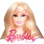 Chapeu de Aniversario Barbie Core 08 Unidades Regina Festas