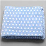 Cobertor Baby Microfibra Camesa Poá Azul