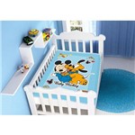 Cobertor Infantil Raschel Disney Baby Mickey e Pluto 100% Poliéster – Jolitex