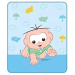 Cobertor para Bebê Masculino com Estampa Localizada Cebolinha