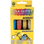Cola Glitter com 6 Cores