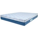 Colchão Queen Pillow Top Prodormir Blue - Probel - Branco / Azul