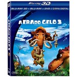 Combo Blu-ray 3D + Blu-ray + DVD a Era do Gelo 3
