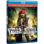 Combo Blu-ray Duplo + DVD + Digital Copy Piratas do Caribe 4 (4 Discos)