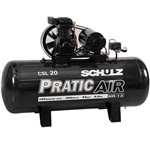 Compressor Pratic 20/200 Litros Trifásico SCHULZ-CSL20/200L