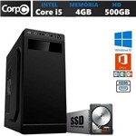 Computador CorpC Ready COI5I3I74G-H50S12W10 Intel Core I5 4GB SSD 120GB HD 500GB HDMI Windows 10