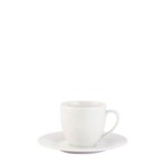 Conjunto 6 Xícaras de Chá 200ml Chamonix Porcelana Branca