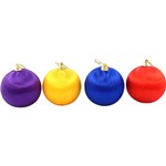 Conjunto de Bolas Acetinadas, 8 Cm, 4 Unidades - Christmas Traditions