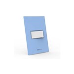 Conjunto RJ11 Telefone - Beleze Azul Pastel Enerbras