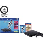 Console PlayStation 4 1TB Bundle com Game Fifa 19 - Sony + Game Uncharted The Nathan Drake Collection Hits - PS4