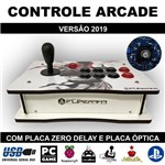 Controle Arcade Fliperama Zero Delay com Placa Óptica