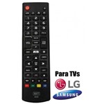 Controle Remoto para Tv Smart Mix Lg Samsung Função Futebol